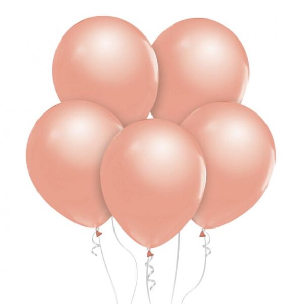 #BL Balony Beauty&Charm, metaliki różowo-złote 12"/ 50 szt.