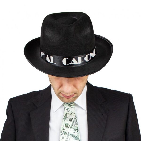 #STAK Kapelusz "Al Capone", czarny