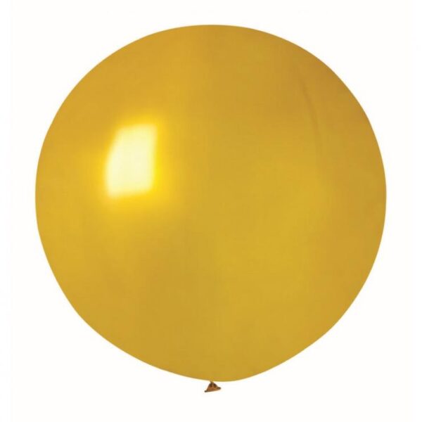 #BL Balon GM220, kula metalik 0.65m - złota 39