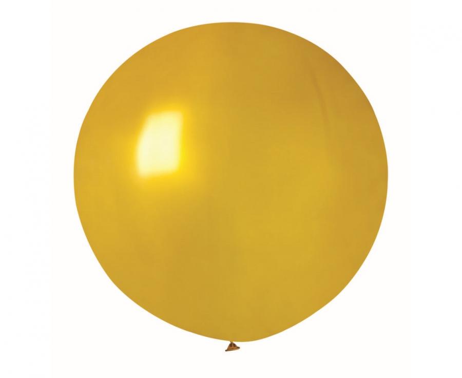 #BL Balon GM220, kula metalik 0.65m - złota 39