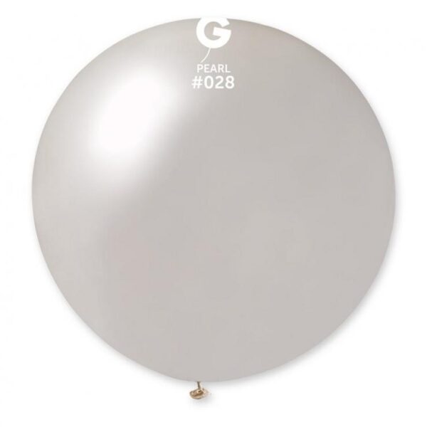 #BL Balon GM30, kula metal 0.80m - perłowa 28
