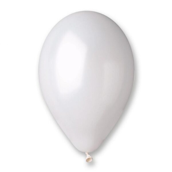 #BL Balony GM90 metal 10" - perłowo-białe 29/ 100 szt.