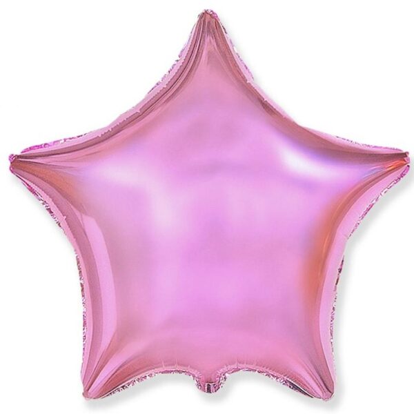 #BFK Balon foliowy 18" FX - Gwiazda (j. różowa), niepakowany