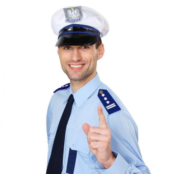 #STAI Czapka policjanta, z pagonami