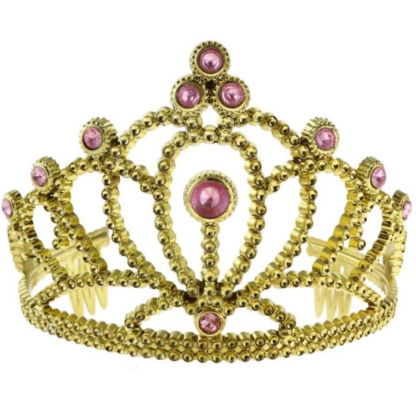 #STAI Diadem z różowymi perłami