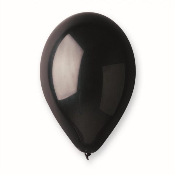 #BL Balony A80 pastel 9" - czarne 14/ 100 szt.