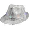 #STAK Kapelusz świecący, srebrny, cekin