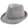 #STAK Kapelusz świecący "Brokat", srebrny