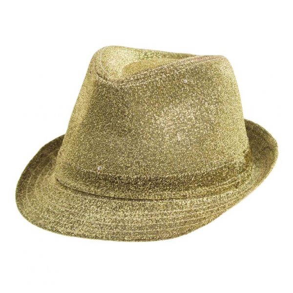 #STAK Kapelusz świecący "Brokat", złoty