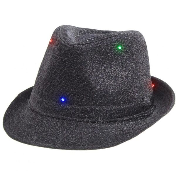 #STAK Kapelusz świecący "Brokat", czarny
