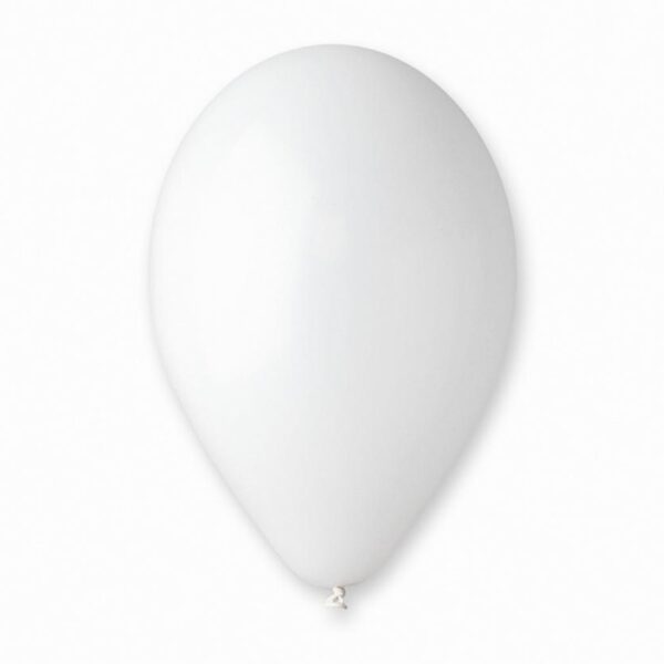 #BL Balony G90 pastel 10" - białe 01/ 500 szt.
