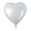 #BFK Balon foliowy "Serce", białe, 18" AA