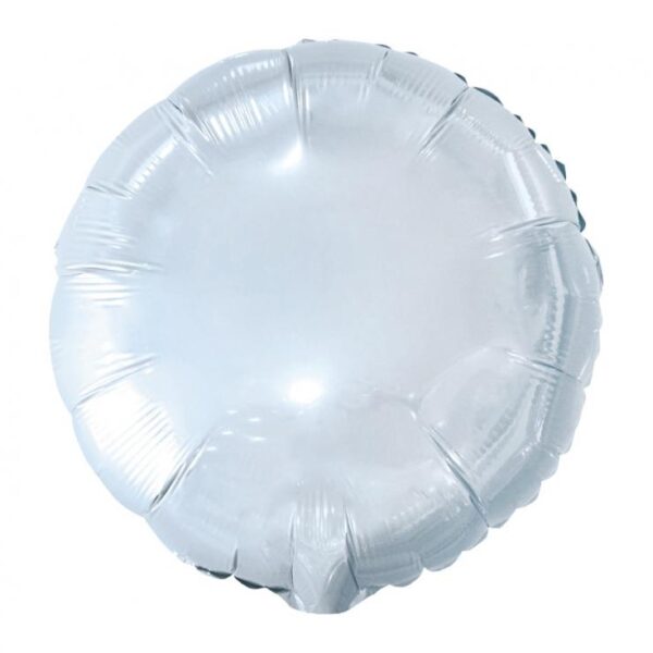 #BFK Balon foliowy "Okrągły", biały, 18"