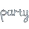 #BFK Balon foliowy Napis PARTY, holo, 82 cm KK