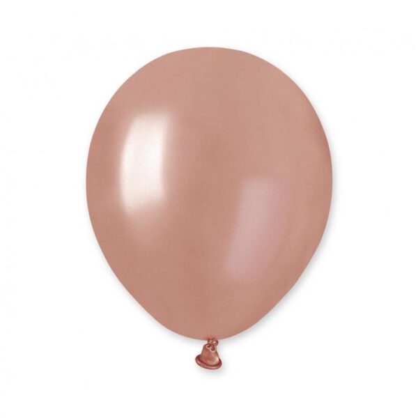 #BL Balony AM50 metal 5" - różowo-złote 71/ 100 szt.