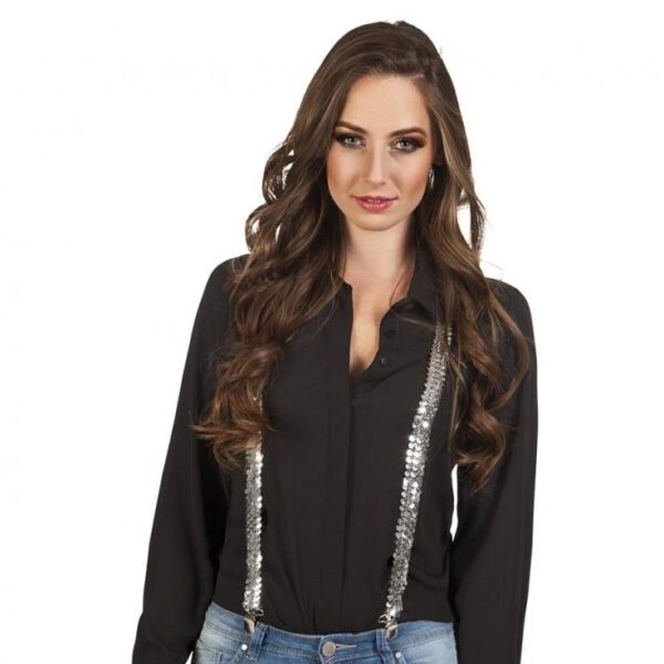 #STAI Szelki Srebrne Cekiny