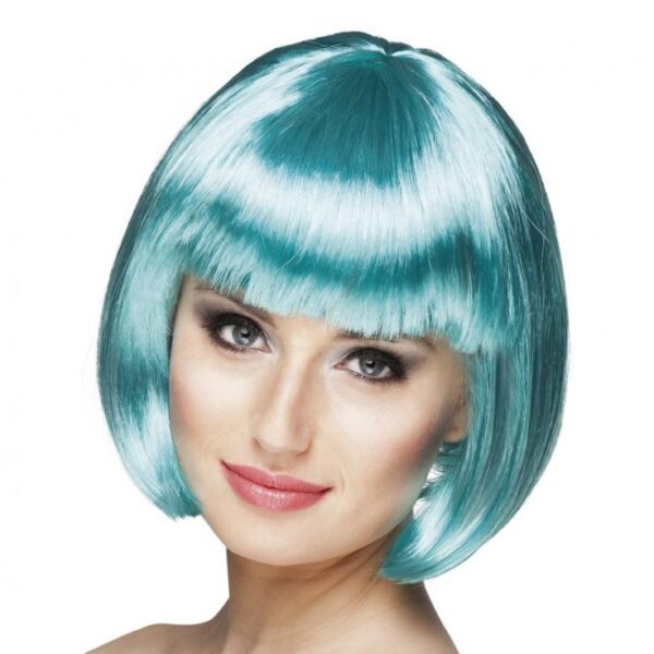 #STAP Peruka Kabaret, turkusowa
