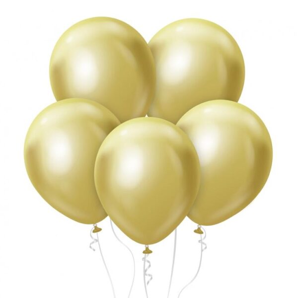 #BL Balony Beauty&Charm, platynowe j. złote 12"/ 50 szt.