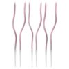 #SU Świeczki B&C Świderki, metaliczne różowo-złote, 16.5x0.25 cm, 6 szt.