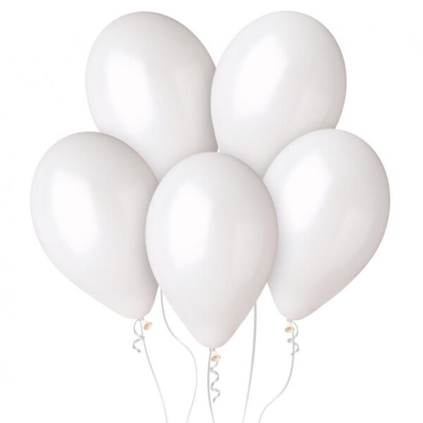 #BL Balony GM120 metal 13" - perłowo-biały 29 / 50 szt.