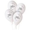 #BL Balony Premium Hel Mr i Mrs (w kółeczku), 13 cali/ 4 szt. KK