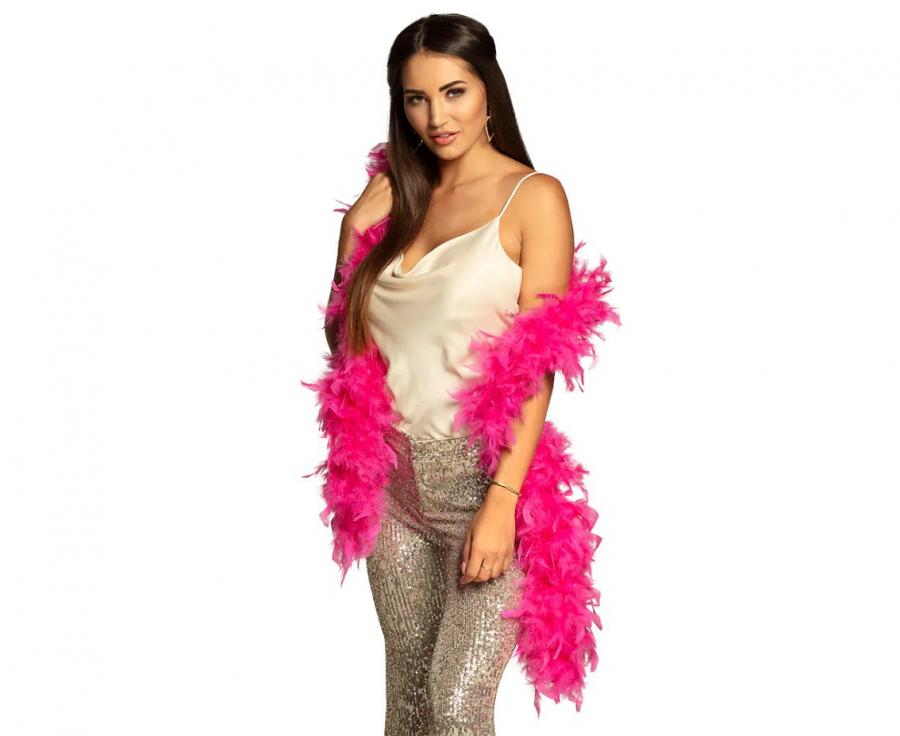 #STAI Boa różowe 180 cm, 50g.