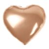 #BFK Balon foliowy B&C Serce, różowo-złote, 18 cali AA