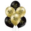 #BL Balony lateksowe D11 Party King 1C2S, 6 szt.