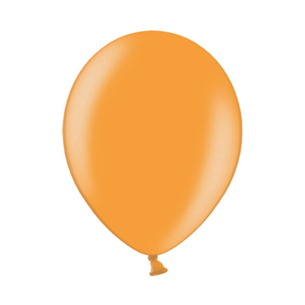 Balony 23cm, Metallic Bright Orange (1 op. / 100 szt.)