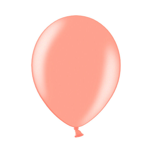Balony 23cm, Metallic Rose Gold (1 op. / 100 szt.)