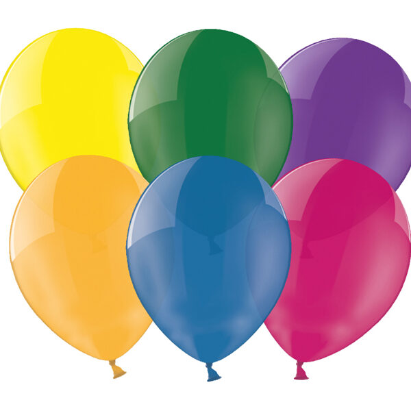 Balony 27cm, Crystal Mix (1 op. / 100 szt.)