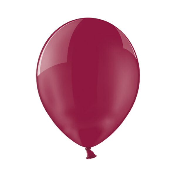 Balony 27cm, Crystal Burgundy (1 op. / 100 szt.)
