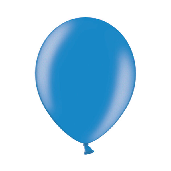 Balony 27cm, Metallic Blue (1 op. / 100 szt.)