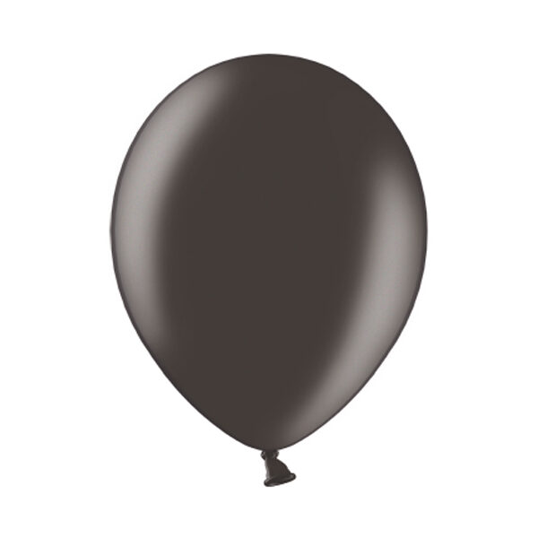 Balony 27cm, Metallic Black (1 op. / 100 szt.)