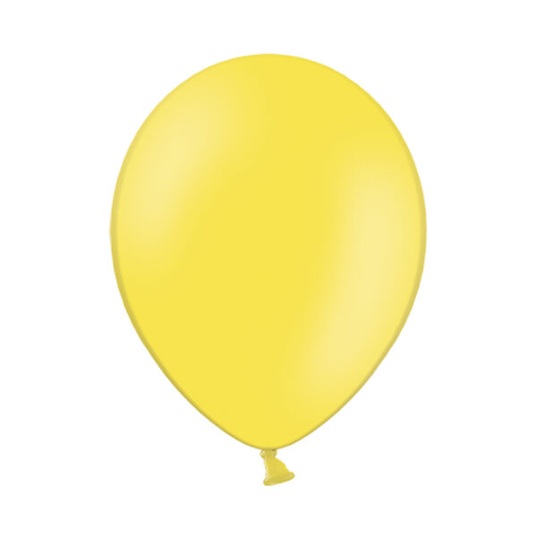 Balony 27cm, Pastel Yellow (1 op. / 100 szt.)