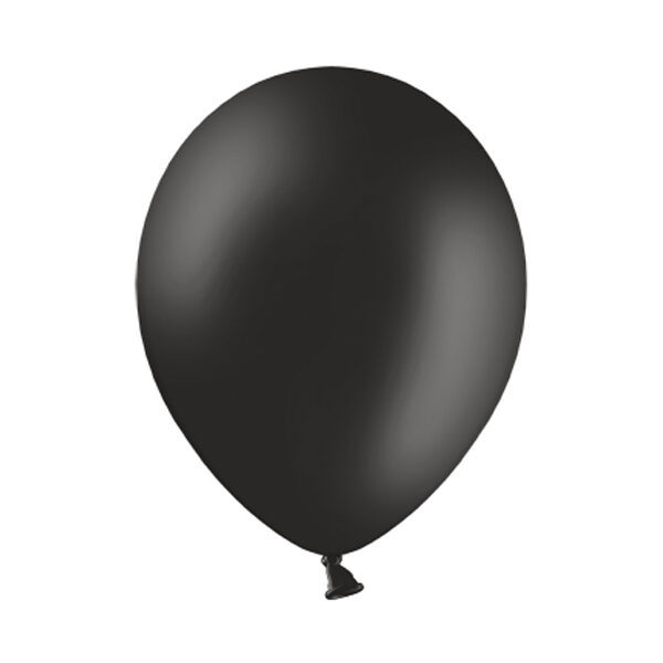 Balony 27cm, Pastel Black (1 op. / 100 szt.)