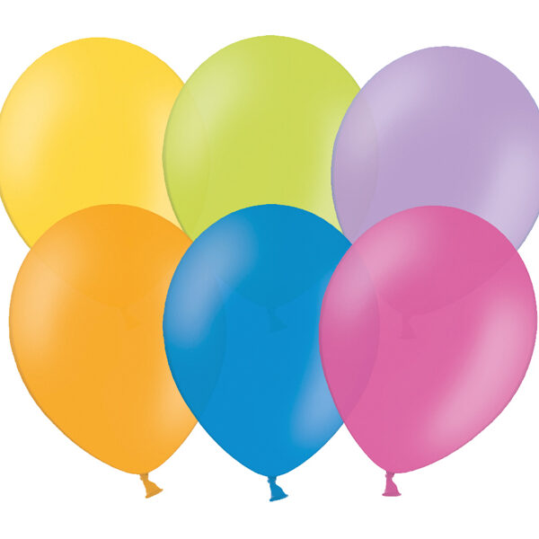 Balony 30cm, Pastel Mix (1 op. / 100 szt.)