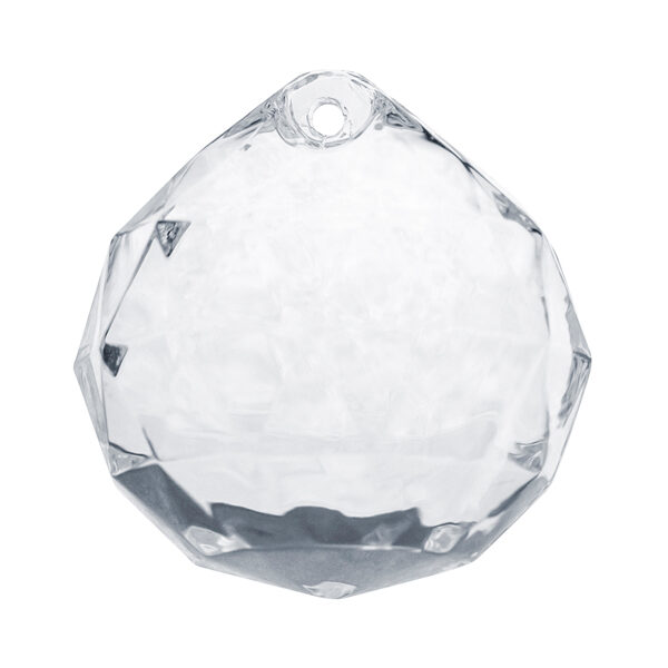 Zawieszki Kule, bezbarwny, 32 x 34mm (1 op. / 5 szt.)