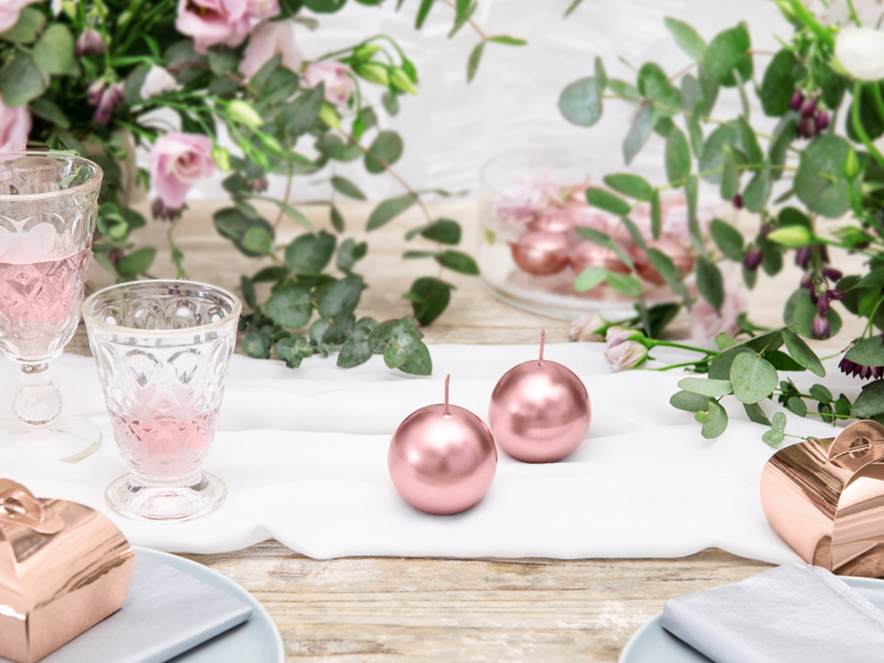 Bieżnik muślinowy, jasny kremowy, 0,70x5m - obrazek 4