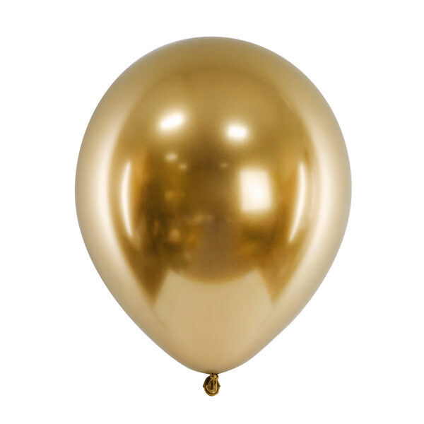 Balony Glossy  30cm, złoty (1 op. / 50 szt.)