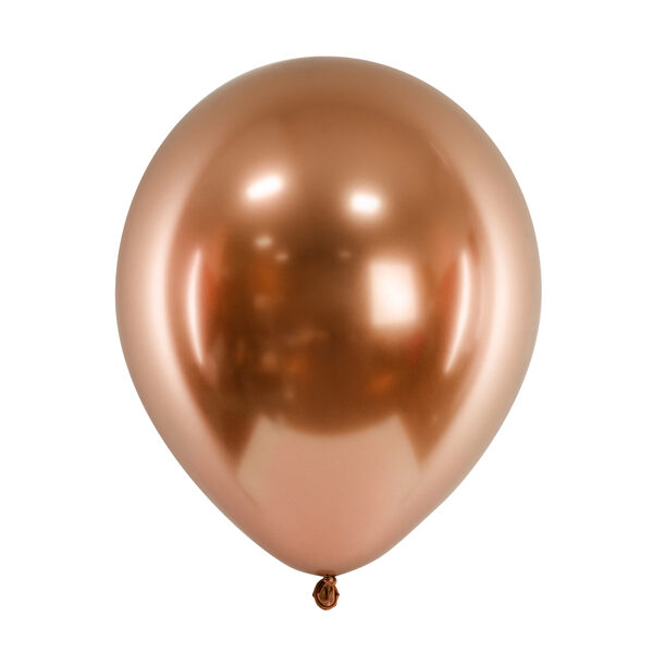 Balony Glossy 30 cm, miedziany (1 op. / 10 szt.)