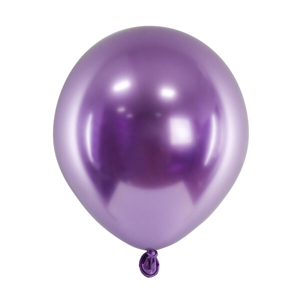 Balony Glossy 12 cm, fiolet (1 op. / 50 szt.)