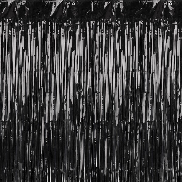 Kurtyna Party, czarny, 90x250cm