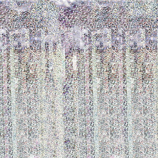 Kurtyna Party, holograficzny, 90 x 250cm