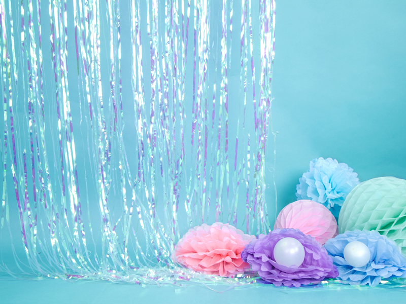 Kurtyna Party, opalizujący, 90 x 250cm - obrazek 4