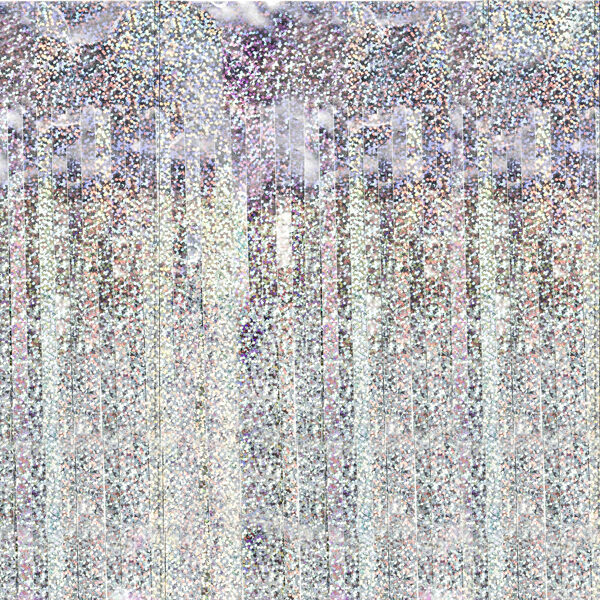 Kurtyna Party, holograficzny, 100x200cm