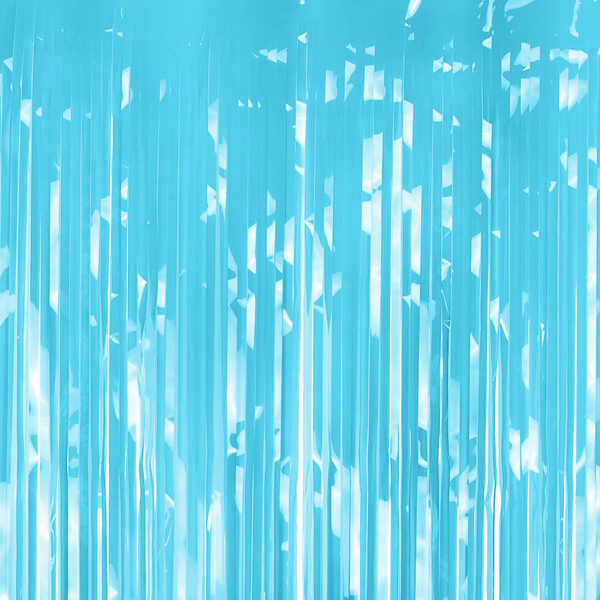 Kurtyna Party, jasny błękit, 100x200cm