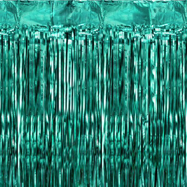 Kurtyna Party, butelkowa zieleń, 100x200cm