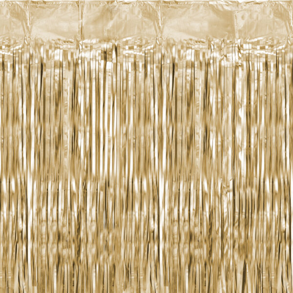 Kurtyna Party, elegancki złoty, 100x200cm