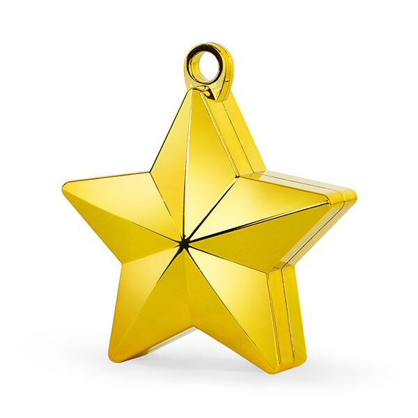 Ciężarek do balonów Gwiazdka, złoty